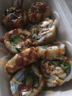 Soulfood roll; delicious but rich. at Seed Ranger in Ventura