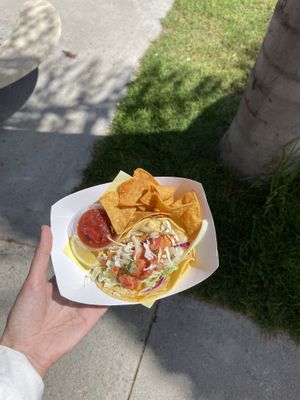 fish taco  at Seed Ranger in Ventura