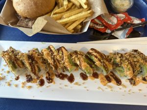 Vegan crunchy avocado roll  at Seed Ranger in Ventura