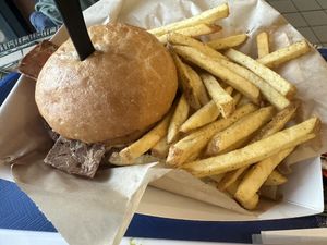 Bbq burgerrs  at Seed Ranger in Ventura