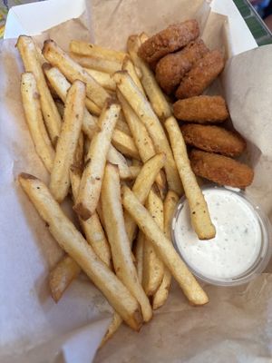 Chicken nuggets n fries  at Seed Ranger in Ventura