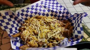 Vegan chili cheese fries at Seed Ranger in Ventura