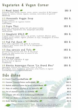 Vegan+vegetarian option at Mama Beach Residence in Koh Phi Phi