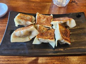 Impossible gyoza at JINYA Ramen Bar in Bellevue