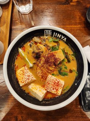 Vegan red fire opal at JINYA Ramen Bar in Bellevue