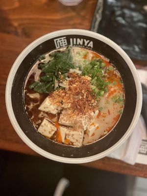 Spicy creamy vegan  at JINYA Ramen Bar in Bellevue