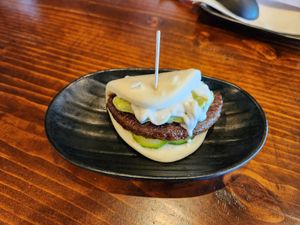 Impossible bun at JINYA Ramen Bar in Bellevue