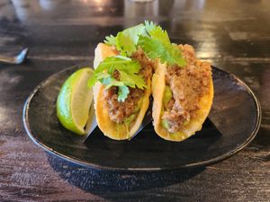 Impossible tacos at JINYA Ramen Bar in Bellevue