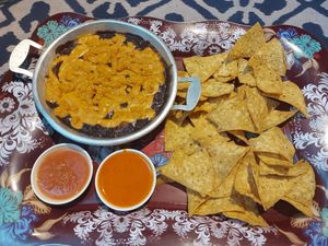 Vegan cheese cheese cheese dip! at Salsa Kitchen - Ruamchok in Chiang Mai