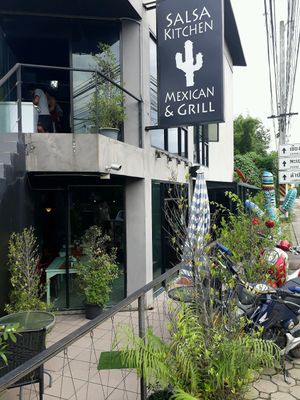 Outside at Salsa Kitchen - Ruamchok in Chiang Mai