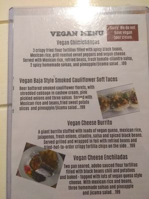 Menu - page 1 at Salsa Kitchen - Ruamchok in Chiang Mai