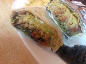 Vegan Burrito  at Salsa Kitchen - Ruamchok in Chiang Mai