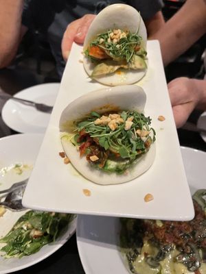 Vegan Bao  at Cork & Fork in La Quinta