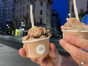   at Gelateria La Romana in Bergamo