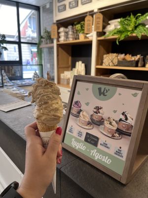   at Gelateria La Romana in Bergamo