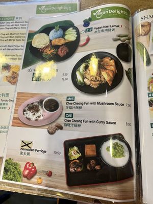 Menu   at Vegan Delights Cafe in Ipoh