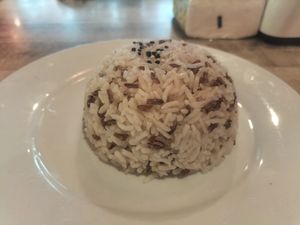 Rice at Vegan Delights Cafe in Ipoh
