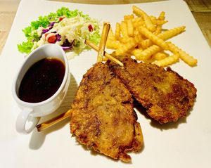 Vegan Lamb Chops at Vegan Delights Cafe in Ipoh