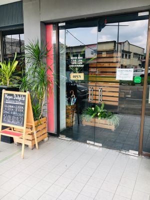 Front Of Restaurant  at Vegan Delights Cafe in Ipoh