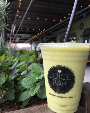 Mint to Be smoothie at I Love Juice Bar in Dallas