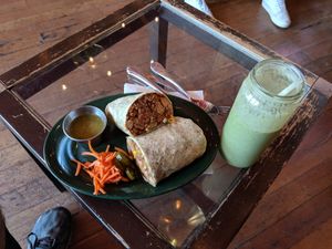 Half Pound Vegan Burrito at The Rise in Lander