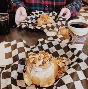 Cinnamon bun daye at Cinnaholic in Lancaster