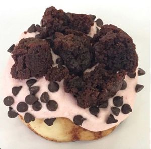 Strawberry Brownie Chip! at Cinnaholic in Lancaster