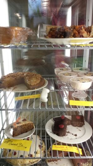 Vegan desserts at Bolhoed in Amsterdam