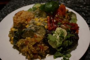 Plate of the Day (vegan) at Bolhoed in Amsterdam