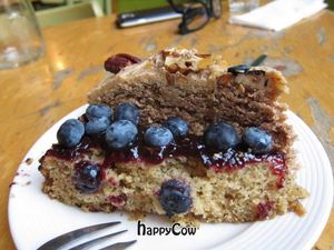 Our two-for-one cake. at Bolhoed in Amsterdam