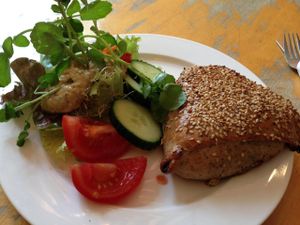 Bolhoed, Amsterdam - vegan croissant ragout at Bolhoed in Amsterdam