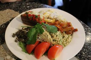 daily vegan special at Bolhoed in Amsterdam