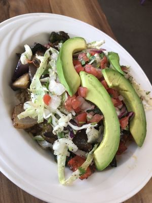 Vegan Hippie Bowl  at Bandanas Mexican Grille in Wildwood Crest