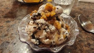 Vegan cookies and cream ice cream at Bandanas Mexican Grille in Wildwood Crest