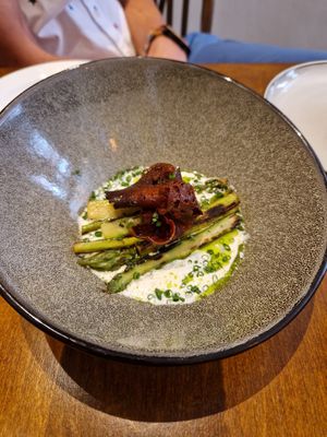 Asparagus at No. Twelve in Nottingham
