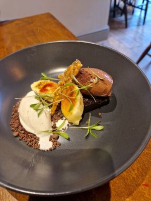 Miso and banana pudding at No. Twelve in Nottingham