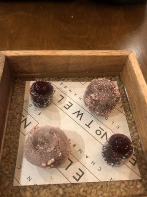 Petit fours  at No. Twelve in Nottingham