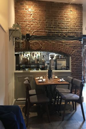 Love the brick walls    at No. Twelve in Nottingham