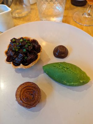 The main course of mushroom bourginion at No. Twelve in Nottingham