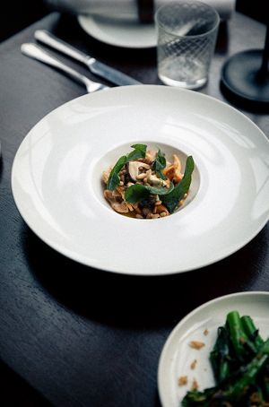 Cast Iron Girolles  at No. Twelve in Nottingham