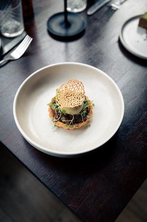 Treacle tart  at No. Twelve in Nottingham