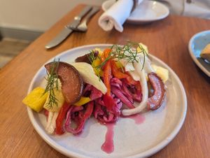 Pickled fruit and veg
 at No. Twelve in Nottingham