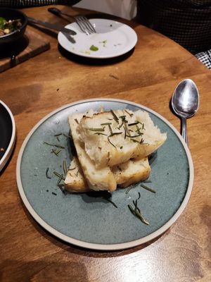 Extra bread at No. Twelve in Nottingham