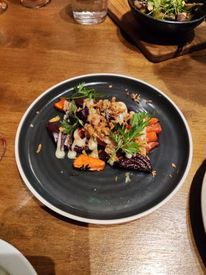 Roasted veg with cheese at No. Twelve in Nottingham