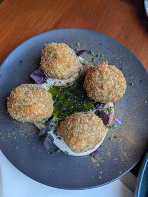 Seasonal arancini at No. Twelve in Nottingham