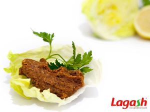 Cigkofte met sla at Lagash in Antwerpen