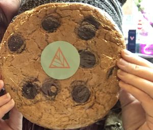 Giant cookie!!!!!  at PLANTA Burger in Toronto