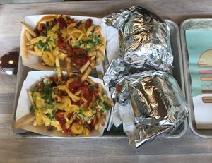 Queso Fries at PLANTA Burger in Toronto