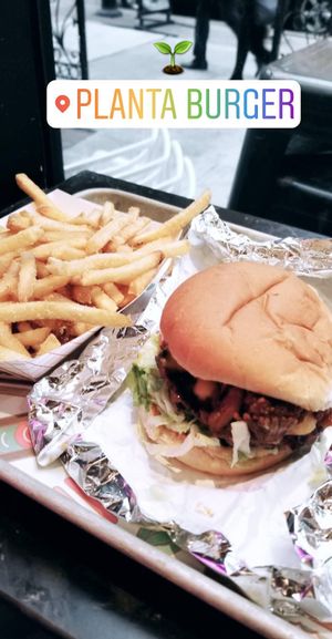 Firehouse Burger at PLANTA Burger in Toronto