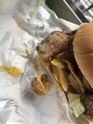 Jackfruit Burger at PLANTA Burger in Toronto